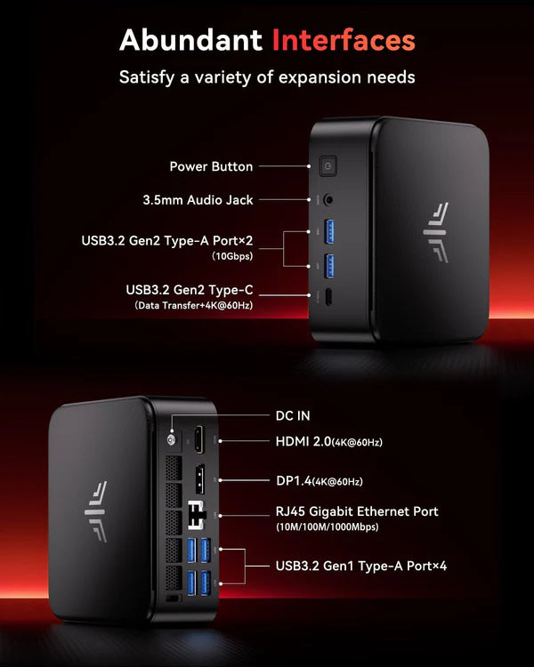 NiPoGi Pinova E3B AMD Ryzen 5 7430U Mini PC 16GB RAM 512GB SSD NiPoGi Pinova E3B AMD Ryzen 5 7430U Mini PC 16GB RAM 512GB SSD