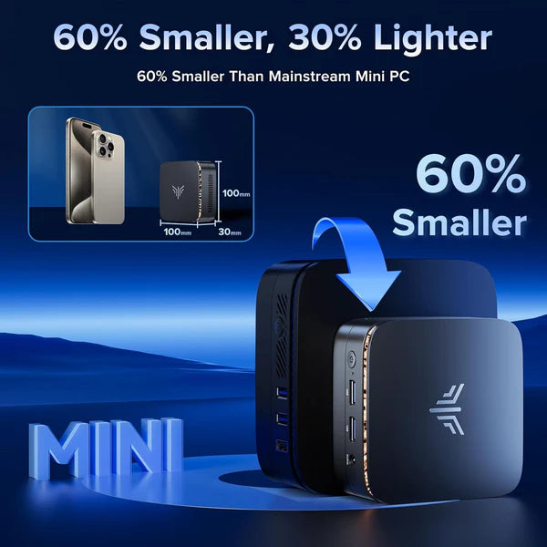 NiPoGi Mini PC E1 N97 16GB+512GB ミニPC NiPoGi E1 Intel Alder Lake N97 Mini PC 16GB DDR4 1024GB SSD – Nipogi