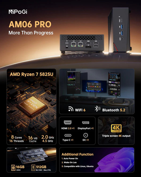 Pinova Series Mini PC 本体 Amazon.com: KAMRUI Pinova P1 Mini PC Windows 11 pro, AMD Ryzen