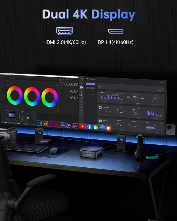 NiPoGi E1 Intel Twin Lake N150 16GB RAM 512GB SSD Win11 Pro – Nipogi